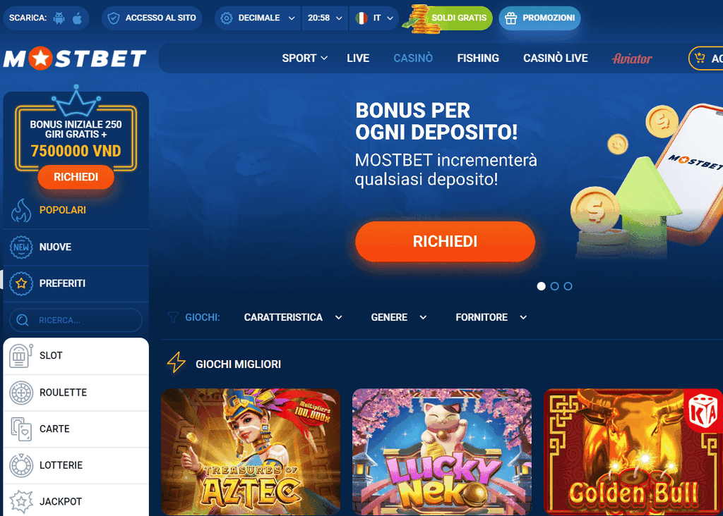 Промокод на Mostbet
