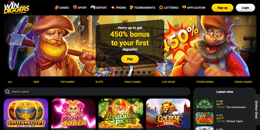 Factors to Select Victory Diggers Online Casino?