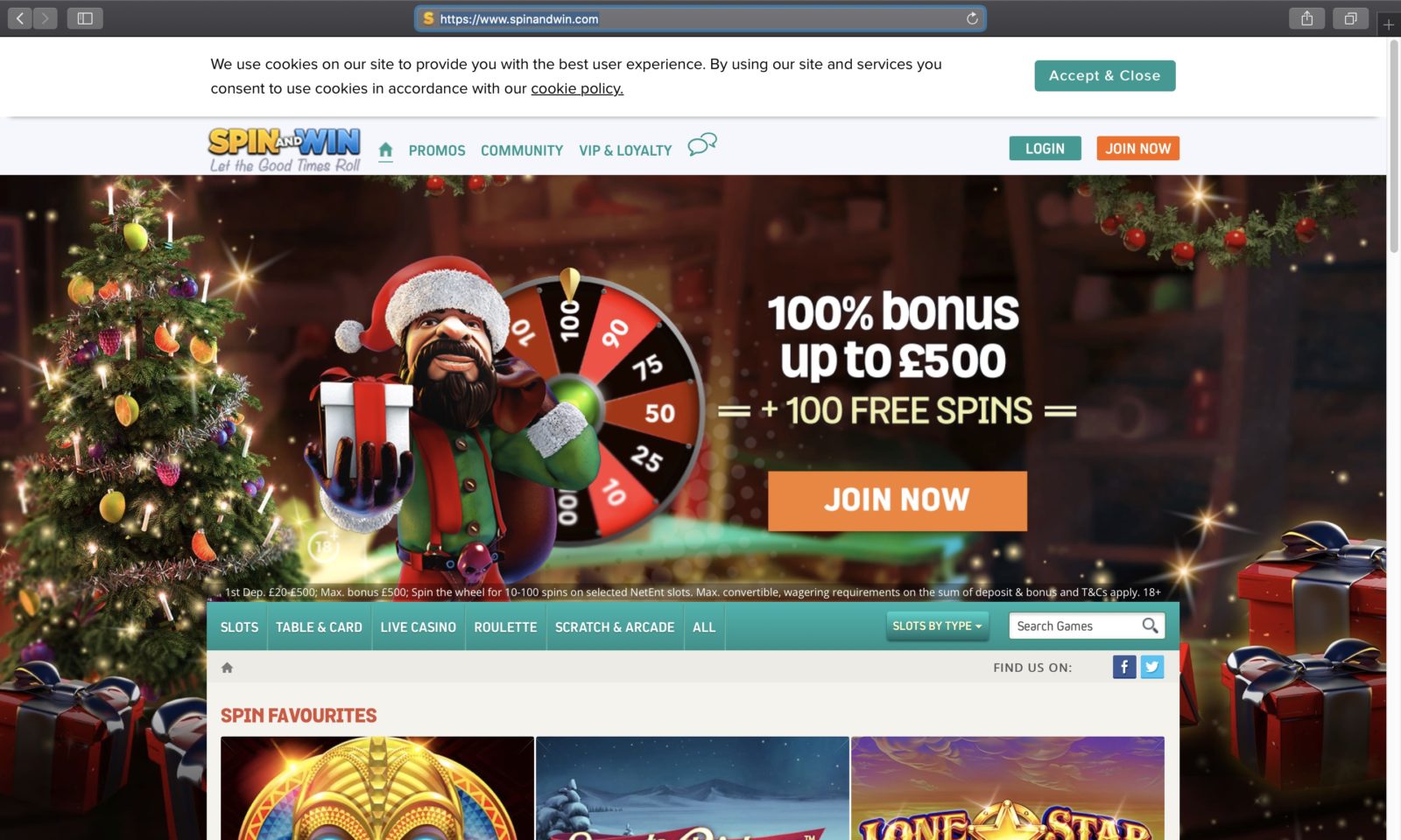 Spin and Win Casino Testimonial 2025