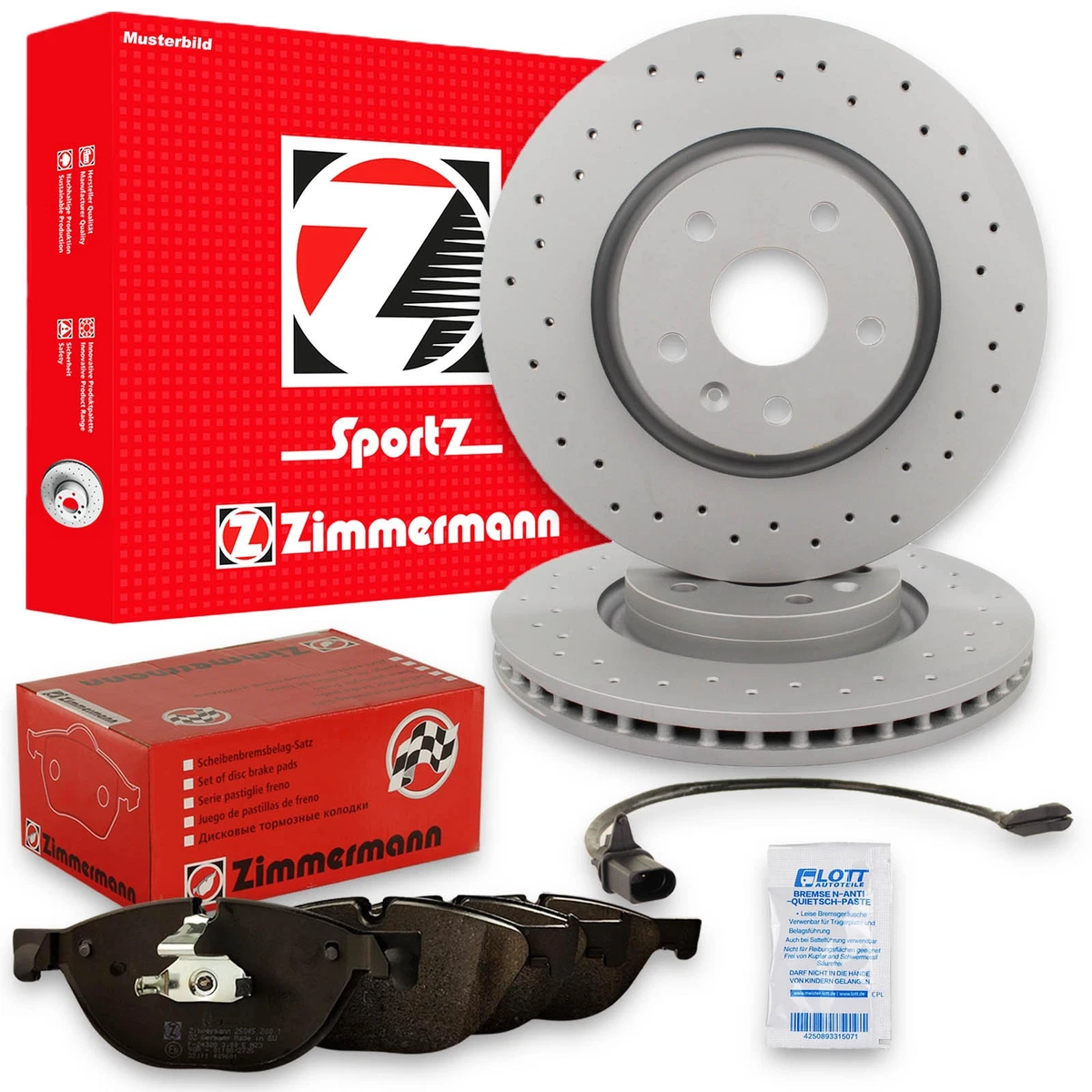 Надійні гальмівні диски та колодки Zimmermann для SEAT IBIZA IV ST